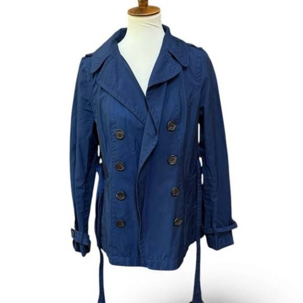 St. John’s Bay Women's Blue Double-Breasted Jacket size S